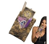 Tarot Cards Deck, Reading Divination Set, Home Table Play Kit with Guidebook, Card Collection with Compact Design, Mystical Spiritual Insight Tool, Tarot Set for Daily Meditation and Fortune