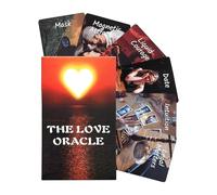 Tarot Cards Deck Set - Oracle Fortune Telling Cards for Spiritual Guidance | 54 Sheets Divination Card Collection with Symbolic Illustrations Design, Meditation Insight Tool for Personal Growth Kit