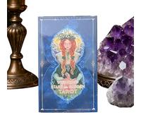 Tarot Cards Deck, Spiritual Paper Fortune Telling Toys, Divination Intuition Oracle Decks Set, for Daily Home Meditation Party Dates Journaling Pray Reading Career Beginners Witch