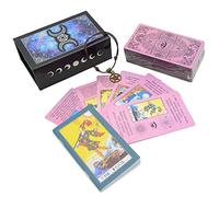 Tarot Cards Deck with Guidebook and Box - Beginners Set for Fate Forecasting and Divination, Includes Bracelets - Ideal for Beginners and Expert Readers