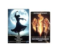 Tarot Cards - Divination Oracle Deck, Portable Tabletop Games | 36-Sheet Beginners Card With Meanings Tools For Home Travel Party Friends Adults Teens Family Night Gatherings Meditation