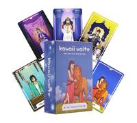 Tarot Cards - Divinatory Card Board Game, 78 Pieces Entertainment Fortune Telling with Oracle Deck, Family Party Mysterys, Home Club Accessory for Adults Seeking Spiritual Guidance, 4.02x2.36 Inches