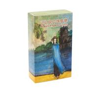 Tarot Cards - English Board Game for Beginners Friendly Nostalgic, Interactive Set with Reliable Clear Guide, Oracle Deck for Gathering, School, Playing Room, 4.13x2.44 Inches
