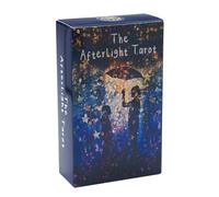 Tarot Cards, English Version 78-Card Fate Divination Deck, Fortune-Telling Entertainment Board Game Party Fun, Mystical Card Set for Intuitive Reading and Spiritual Exploration