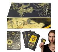 Tarot Cards - Entertainment Oracle Deck, 78 Fate Divination Set with Russian Language, Interactive Board Game, Mystical Gift for Family and Friends, Traditional Esoteric Art for Souls Guidance