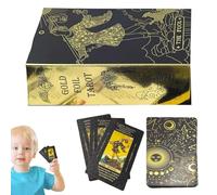 Tarot Cards, Fate Divination Deck, Russian Edition, Mystical 78-Card Set Enhances Intuitive Readings with Engaging Entertainment, Oracle Deck for Parties and Gatherings