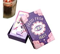 Tarot Cards for Beginners, 78-Piece Accurate Readings Tarot Set, Board Game Collectible for Divination, Astrology, Psychic, Meditation, Relationships, Soulmates