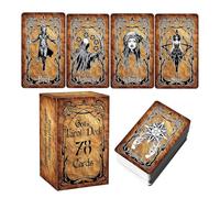 Tarot Cards for Beginners, 78 Sheet Tarot Deck, Divination Board Game, Oracle Cards Fortune Telling with Instructions, Spiritual Card Game for Adults Family, Personal Exploration and Enjoyment