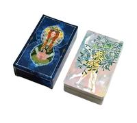 Tarot Cards For Beginners - 86 Piece Whisper Of Star Deck | Retro Divination Oracle Set For Meditation Journaling Daily Spiritual Reading, Board Games Travel Party Gift