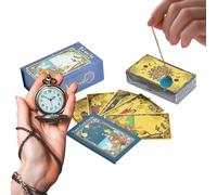 Tarot Cards for Beginners, Beginner Tarot Cards | Board Game Playing Set with Guidebook for Children Kid Women Girls Boys, Daily Travel