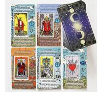 Tarot Cards for Beginners - Beginner Tarot Deck with Meanings on Them - Yes or No, Astrology, Planets & Chakras - No Guidebook Needed