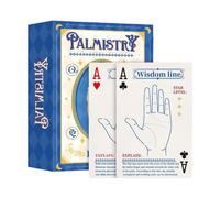 Tarot Cards for Beginners | Palm Reading Compact Poker Game,Beginners Tarot Decks | for Spirit Holiday Love Work Adventure