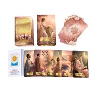 Tarot Cards for Beginners | Portable Classic Pink Party Games,Pocket Tarot Deck | for Love Dream Reading Fortune Guide Toys Meditation Home Travel Birthday Date