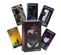 Tarot Cards For Beginners - Self-Awareness, Learning Tarot Cards | Positive Oracle Spirit, Mystical Black Rose Oracle Card For Couples Keywords Beginner Spreads Tabletop Christmas