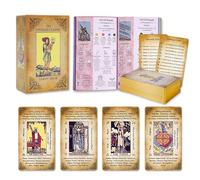 Tarot Cards for Beginners, Vintage Classic Tarot Cards with Guide Book, Gold Gilded Edges