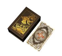 Tarot Cards for Beginners - Waterproof PVC Material - with Book - English,Silver