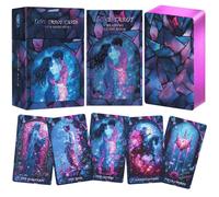 Tarot Cards for Beginners with Guide Book, Classic Tarot Card Deck with Meanings on Them,78PCS Standard Size Tarot Cards and Book Sets