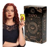 Tarot Cards for Divination - 78 Sheet Portable Oracle Inspiration Deck, Russian Version, Psychological Card Game for Party, Insight into Future and Past, Spiritual Guidance and Self Reflection Tool