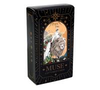 Tarot Cards, Fortune Deck, Muse Cat Game, Standard English Set with Divination Tools for Fate Reading Party Playing Adults Beginners Collectors Entertainment Spiritual Insight