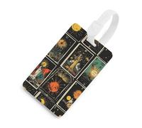 Tarot Cards Funny Luggage Tags for Suitcases Colorful Name ID Card Labels Travel Accessory