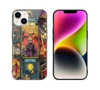 Tarot Cards Glass Phone Case Suitable for iPhone 14 Series