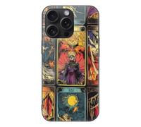 Tarot Cards Glass Phone Case Suitable for iPhone 15 Series