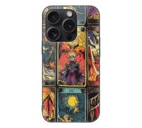 Tarot Cards Glass Phone Case Suitable for iPhone 15 Series