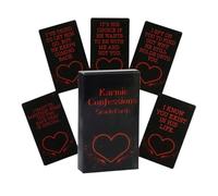 Tarot Cards | Karmic Confessions Spiritual Board Games, Inner Inspiration Oracle Deck Set,for Travel Home Meditation Dates Journaling Pray Career Personal Witch Counselors