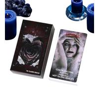 Tarot Cards Love, 78 Piece Deck, Positive Spirit Oracle with Unique Design, Card Set for Couples Reading, Tarot Collection Kit, Beginner Seasons Christmas Storytelling Spreads Telling Rituals