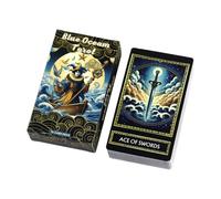 Tarot Cards - Oracle Complete 78 Card Game Mystic Divination Game Colorful Illustrations with Energy Information Portable Meditation Tool for Beginners Thinking Practice