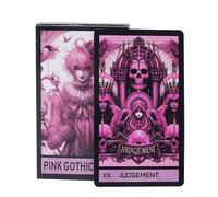 Tarot Cards, Oracle Deck, 78-Card Mysterious Set, Portable Psychology Game With Spiritual Guidance Tool For Insight Beginners Adults Meditation Practice Gift Reading Entertainment