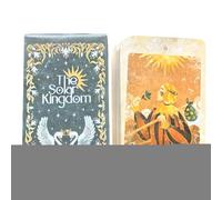 Tarot Cards, Oracle Deck, 78-Pieces Insightful Readings, Beginner Friendly Compact Comprehensive Divination Tools Portable Kit Meditation Aid For Future And Past Insight