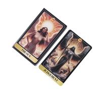 Tarot Cards, Oracle Deck, Board Game, Divination Tool, English Edition, Vibrant Imagery Art, Creative, with Clear Guide, Angel Tarot for Family Events, Lasting Wonder