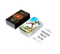 Tarot Cards, Oracle Deck, Fun Mystical Divination Game Set Creative Tool Russian Edition, Unique Spiritual Entertainment Idea, Fortune Deck for Family Friend Use, 4.06 x 2.36 inches