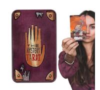 Tarot Cards, Oracle Deck, Portable 78-Sheet Full-English Edition Featuring Dynamic Art, Subtle Symbolism Guide Sharpens Mental Intuition, Inspiration Cards for Future Past Insight