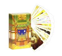 Tarot Cards, Portable Desktop Board Game, Classic Strategic Entertainment, Compact Korean Party Toy Set, Divination Game for Son, Daughter, Boys, Girls, Youth, 4.06x2.36 inches