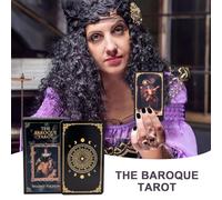 Tarot Cards - Portable Vintage 78-Piece Deck, Beginner Guide with Meanings for Easy Reading, Game Fortune Love Spirit Divination, Learning Work Study, Spiritual Insight for Tarot Enthusiasts