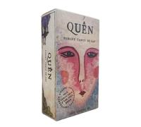 Tarot Cards, Quen Forget Tarot De Gap Psychological Oracle Deck, 78 + 2 Commemorative Full-English Cards, Fortune Telling Board Game for Future and Past Insight, Spiritual Guidance Tool