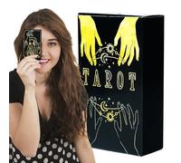 Tarot Cards, Russian Version Oracle Deck, Fortune Telling Board Game, Standard Tarot Card Set for Divination, Spiritual Reading, Friends Gatherings, Family Nights, Lovers
