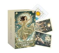 Tarot Cards Set - Exquisite Figures Pattern, 78 Sheets Collectible with Card Games, Tabletop Tarot Deck, Youth Adult Family Use, Gathering Travel Bar Dating Celebration Fortune Telling Cards