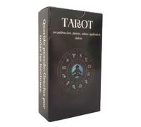 Tarot Cards - Set of 78 Spanish Tarot Deck for Friends, Easy to Read Meanings Standard with Reading Game, Board Game for Beginners Party Beginners Party