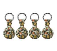 Tarot Cards Silicone Case for Airtag Holder Keyring with Item Tag Finders Accessories