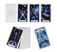Tarot Cards, Skeleton Spiritual Fortune Telling 78 Piece Deep Connection Tarot Deck Design, Illustrated Divination Reading Set for Beginners Men Women Meditation Home Travel Camping Party Birthday Use