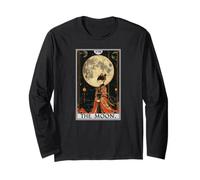 Tarot Cards Tarot Card 18 The Moon Long Sleeve T-Shirt