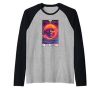 Tarot Cards Tarot Card 19 The Sun Raglan Baseball Tee
