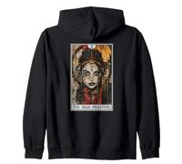 Tarot Cards Tarot Card 2 The High Priestess Zip Hoodie