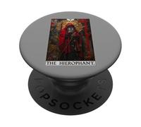 Tarot Cards Tarot Card 5 The Hierophant PopSockets Adhesive PopGrip