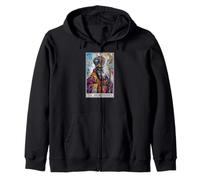 Tarot Cards Tarot Card 5 The Hierophant Zip Hoodie