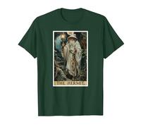 Tarot Cards Tarot Card 9 The Hermit T-Shirt, Men, Dark Green, Medium