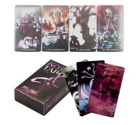 Tarot Cards - Terrifying Figures Pattern, 78 Sheet Horror Deck, Gothic Aesthetic Art, Dark Fantasy Fortune Telling, Collectible Card Games, Standard Card Size Premium Paper Mystery